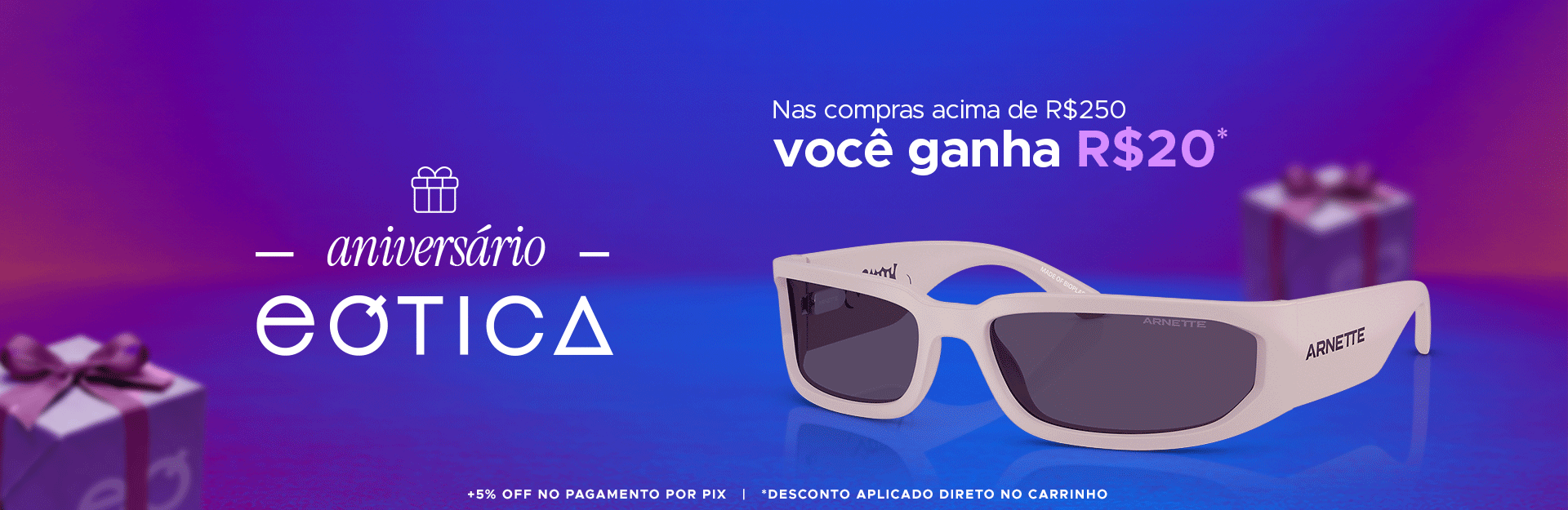 Banner Óculos de Grau